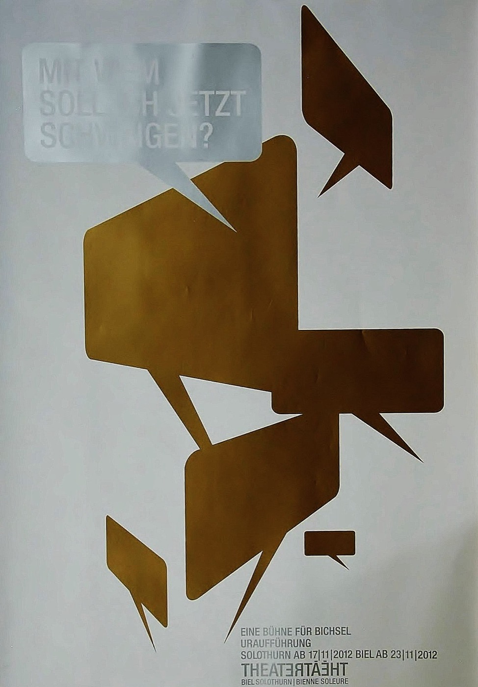 Mit wem soll ich jetzt schweigen?