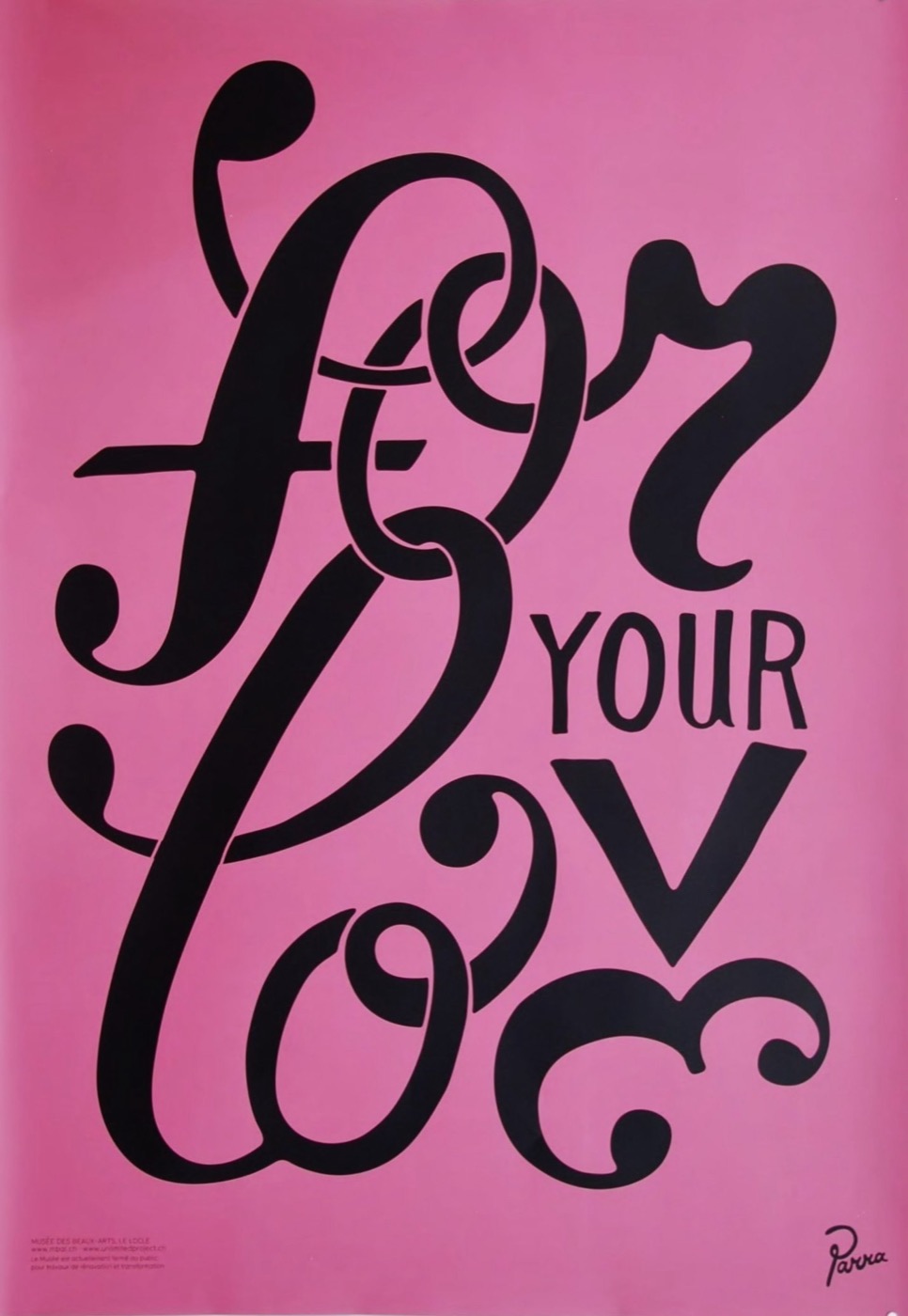 For your love