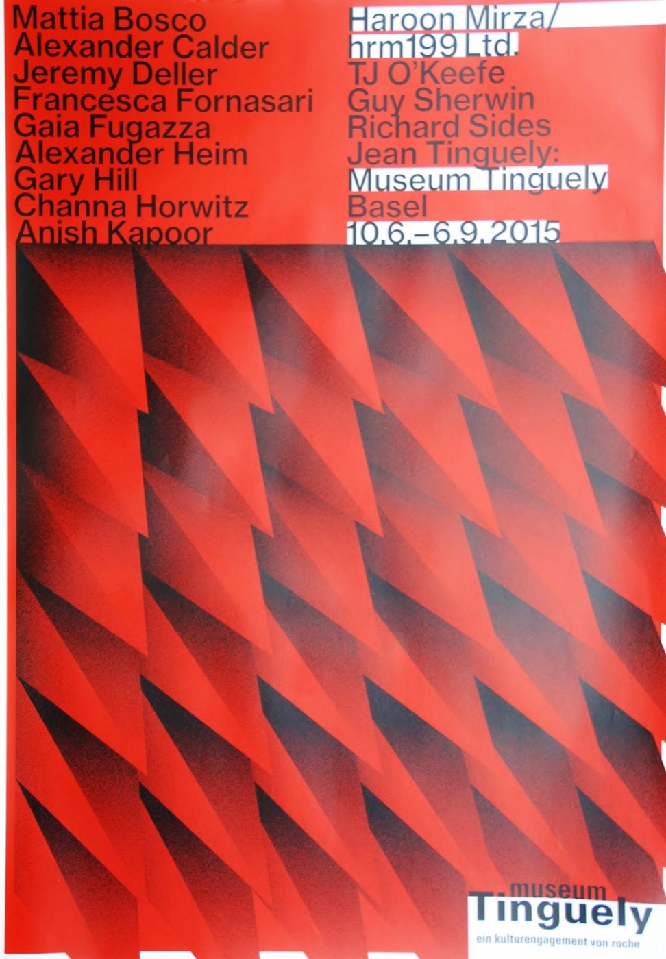 Haroon Mirza (rot)