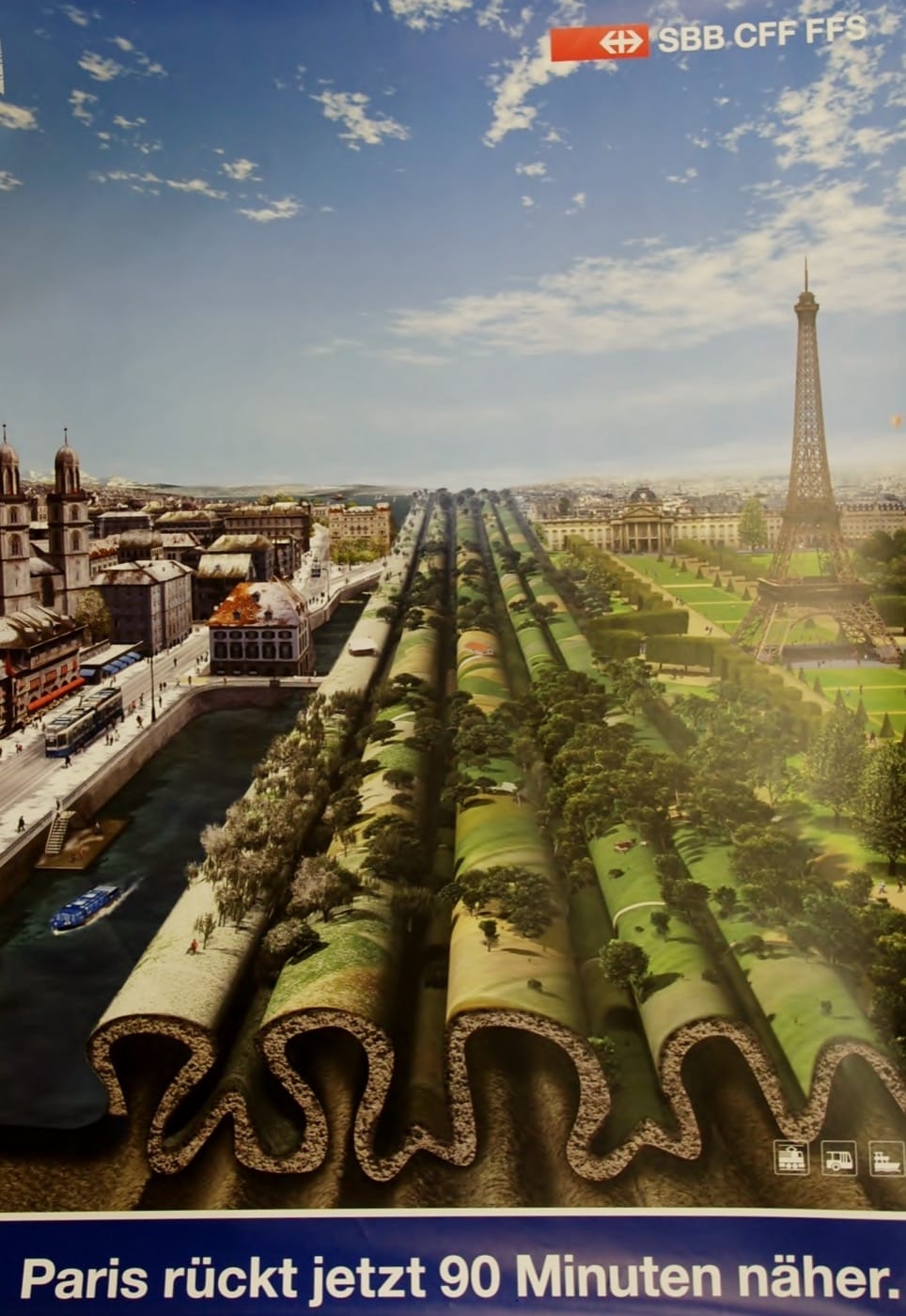 Paris rückt jetzt 90 Minuten näher