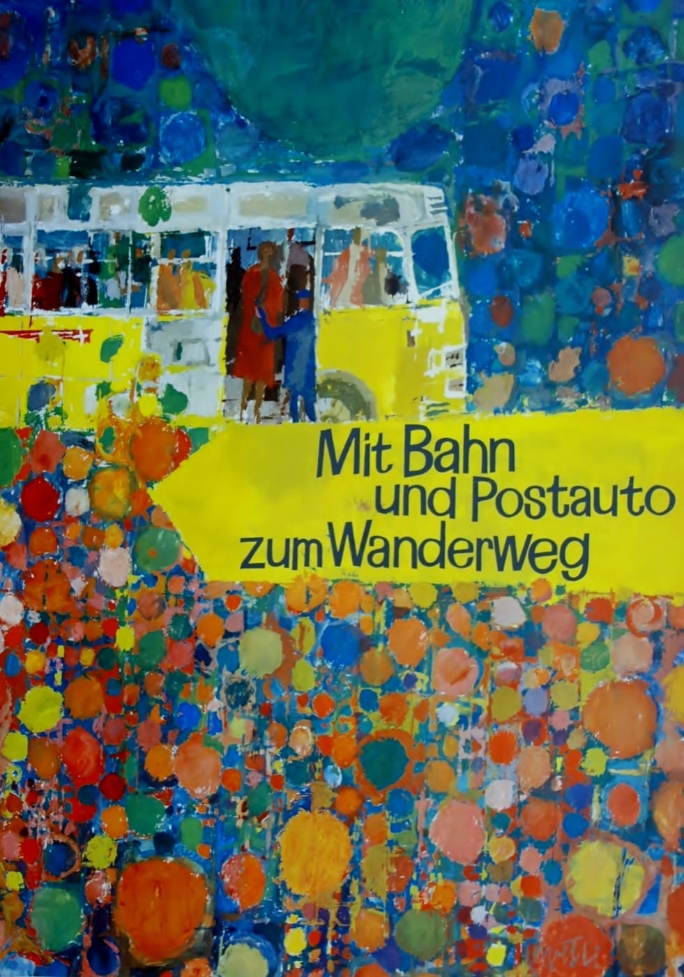 Mit Bahn und Postauto zum Wanderweg