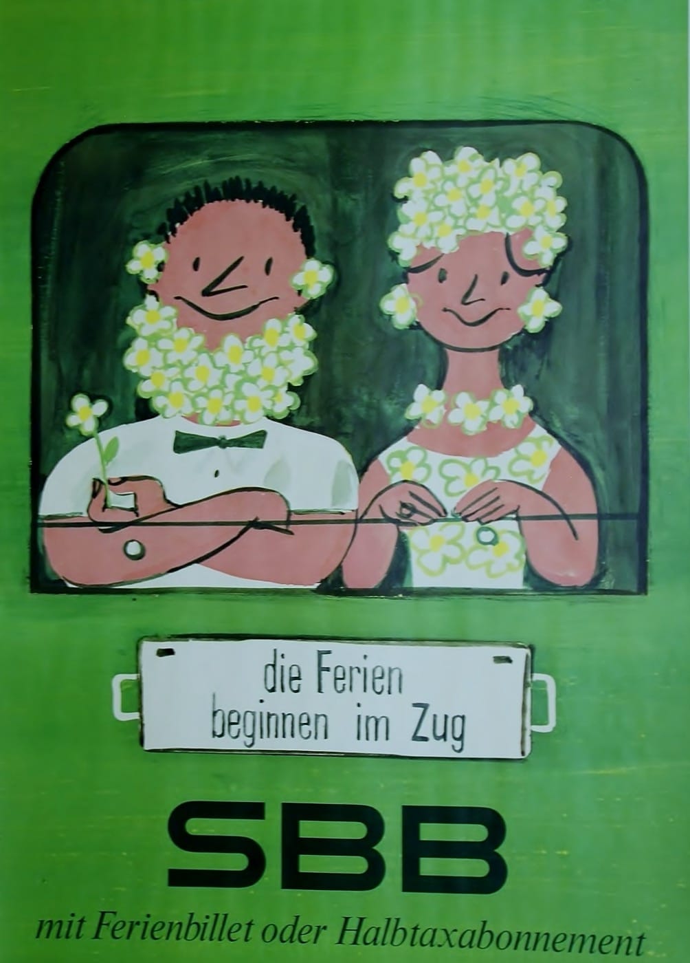 Die Ferien beginnen im Zug