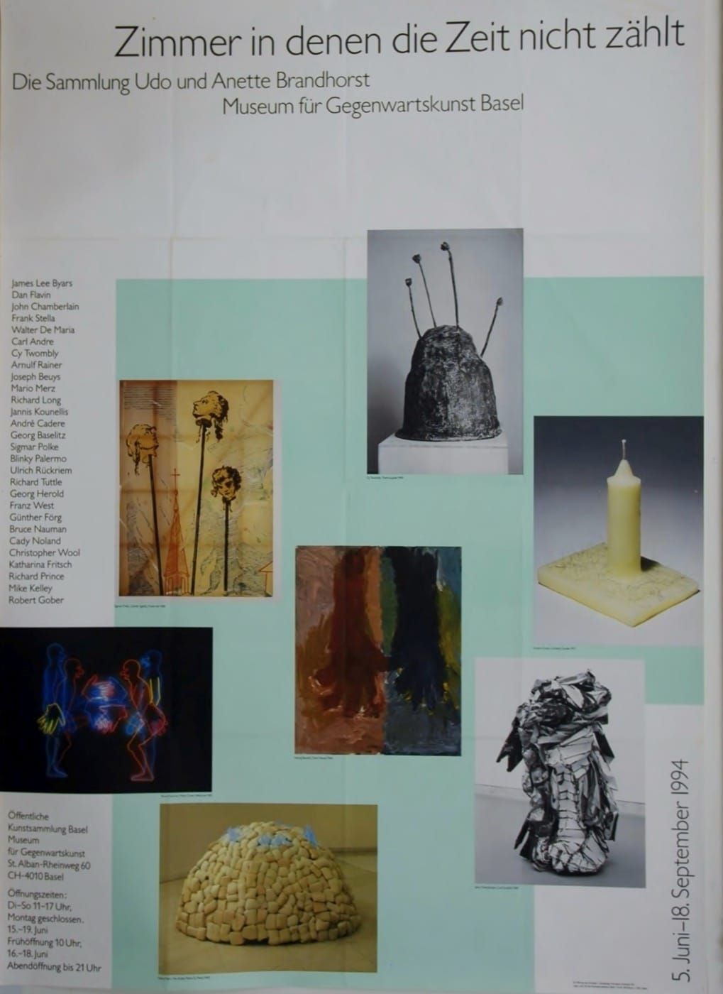 James Lee Byars et al - Zimmer in denen die Zeit nicht zählt