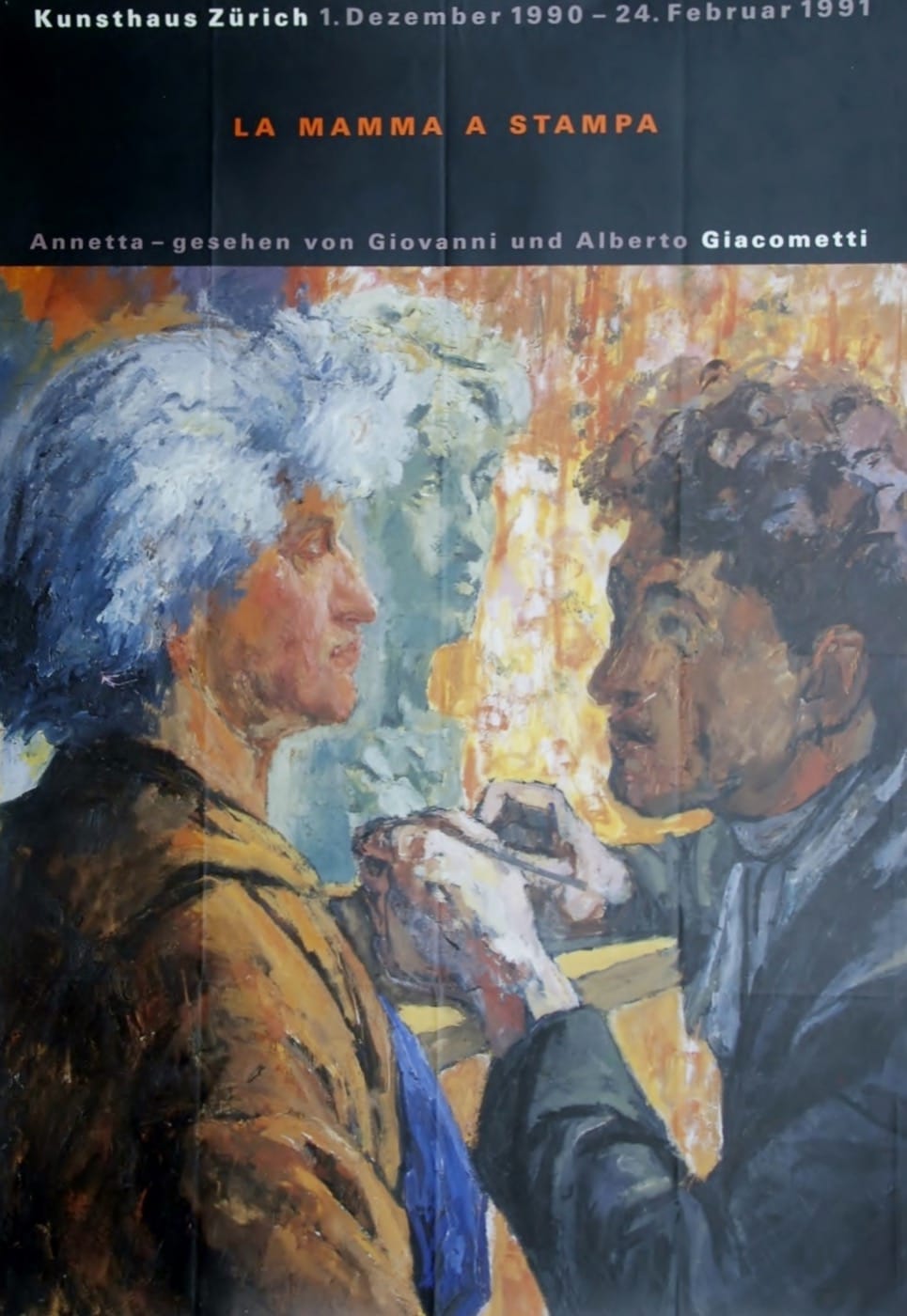 Giacometti - La mamma a stampa