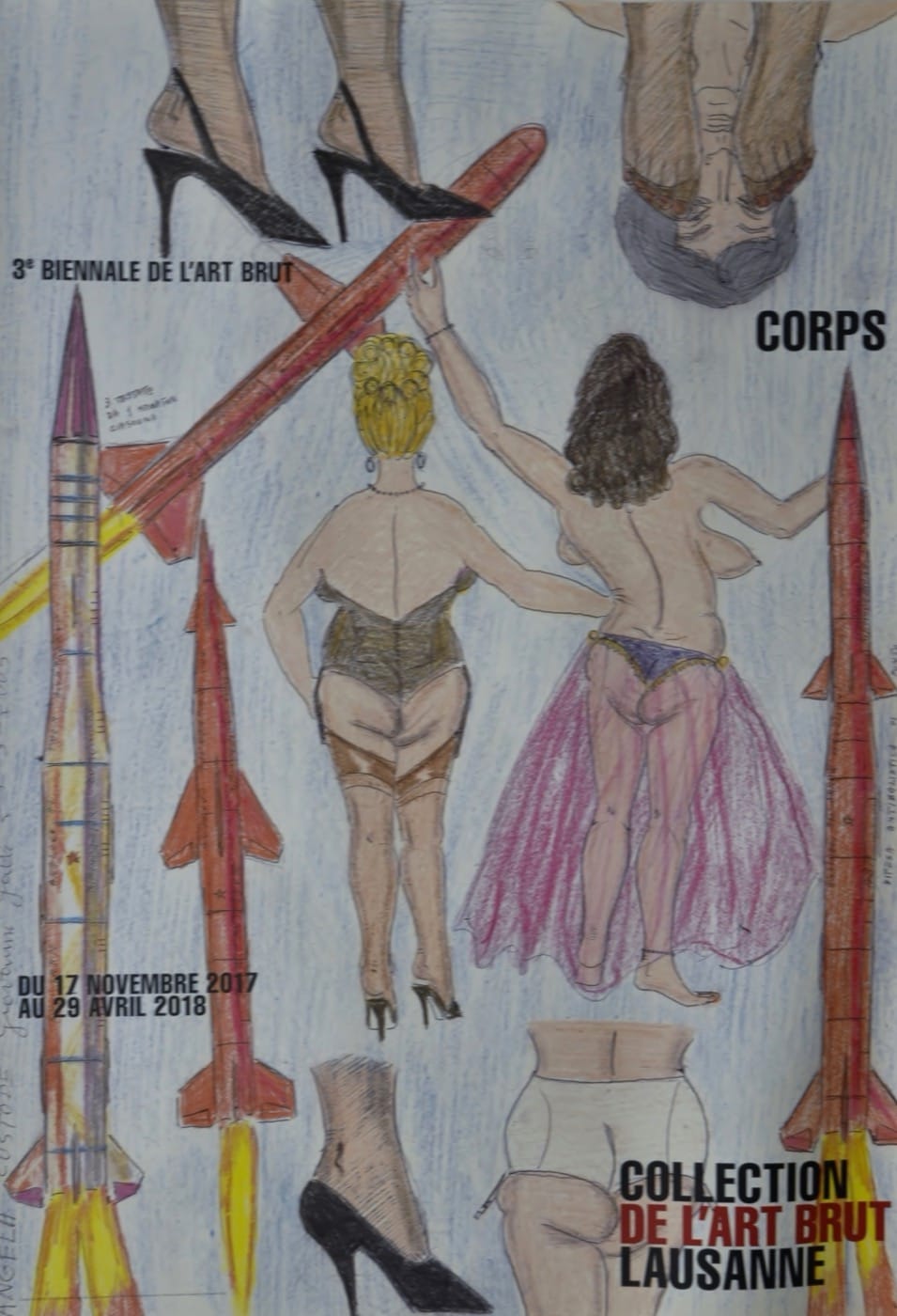 3e Biennale de l'art Brut - Corps