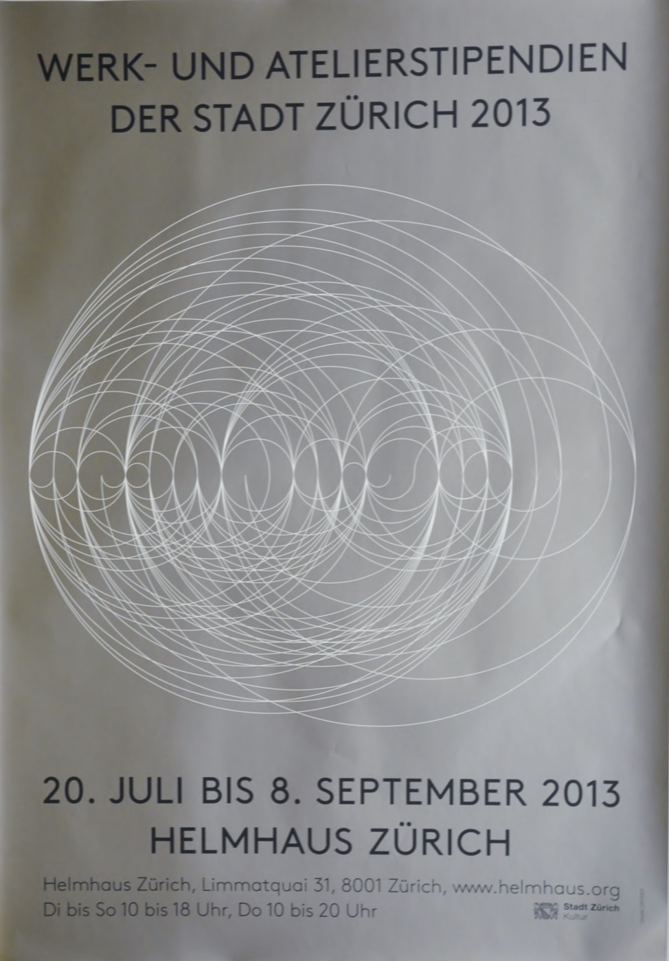 Werk- und Atelierstipendien der Stadt Zürich 2013