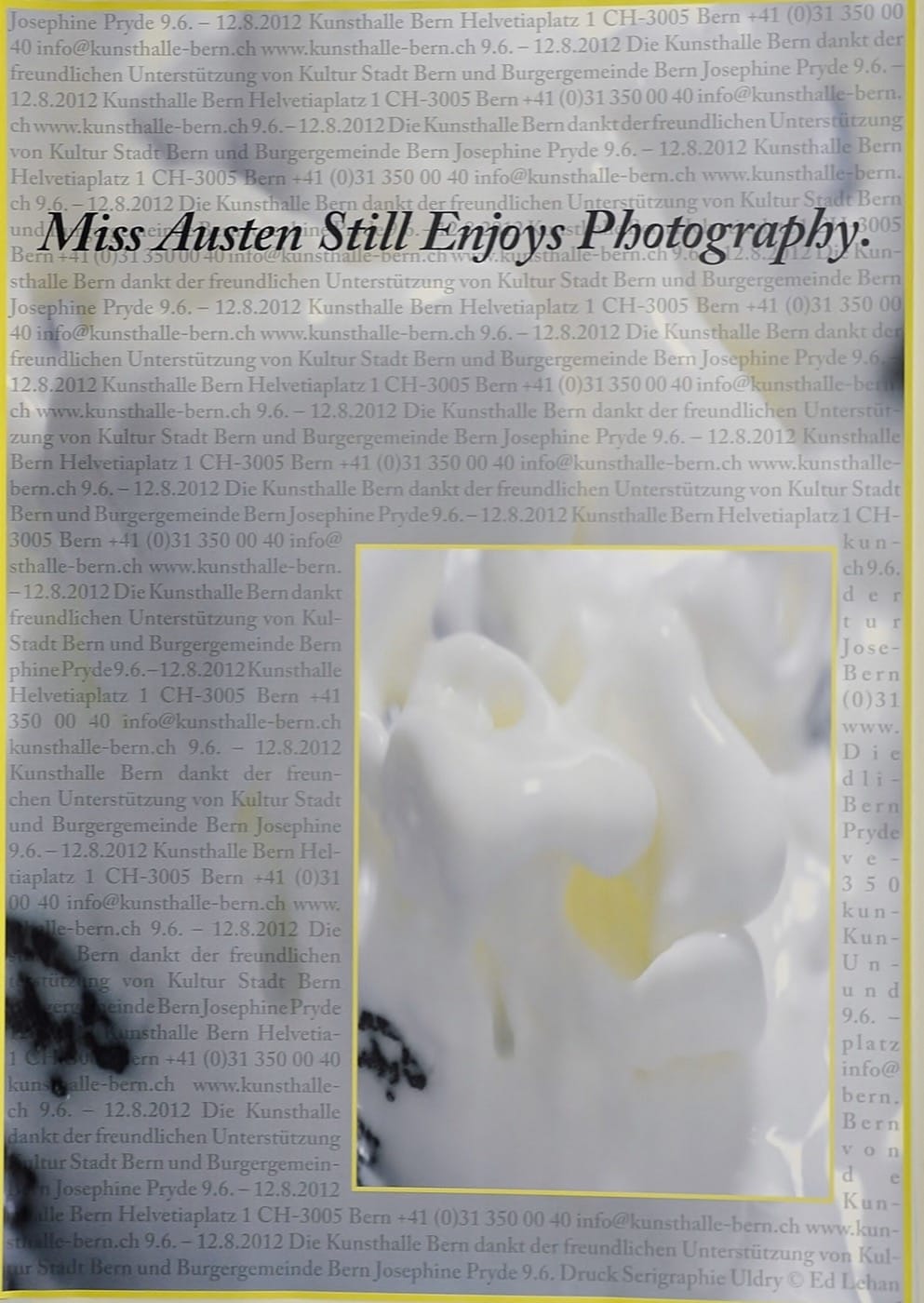 Miss Austen still enjoys photography