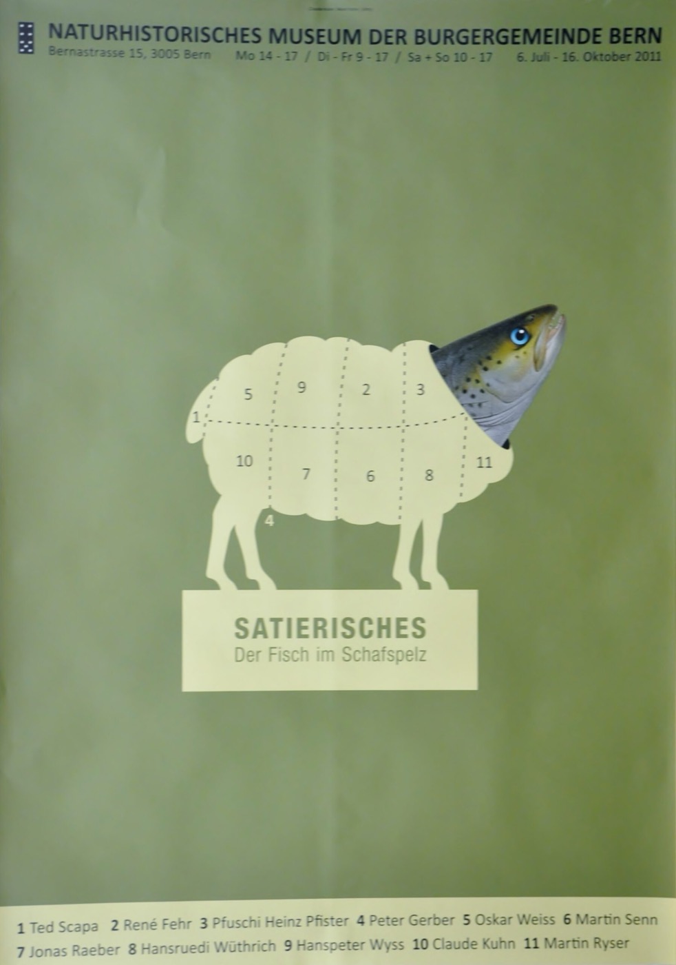 Satierisches - Der Fisch im Schaftspelz