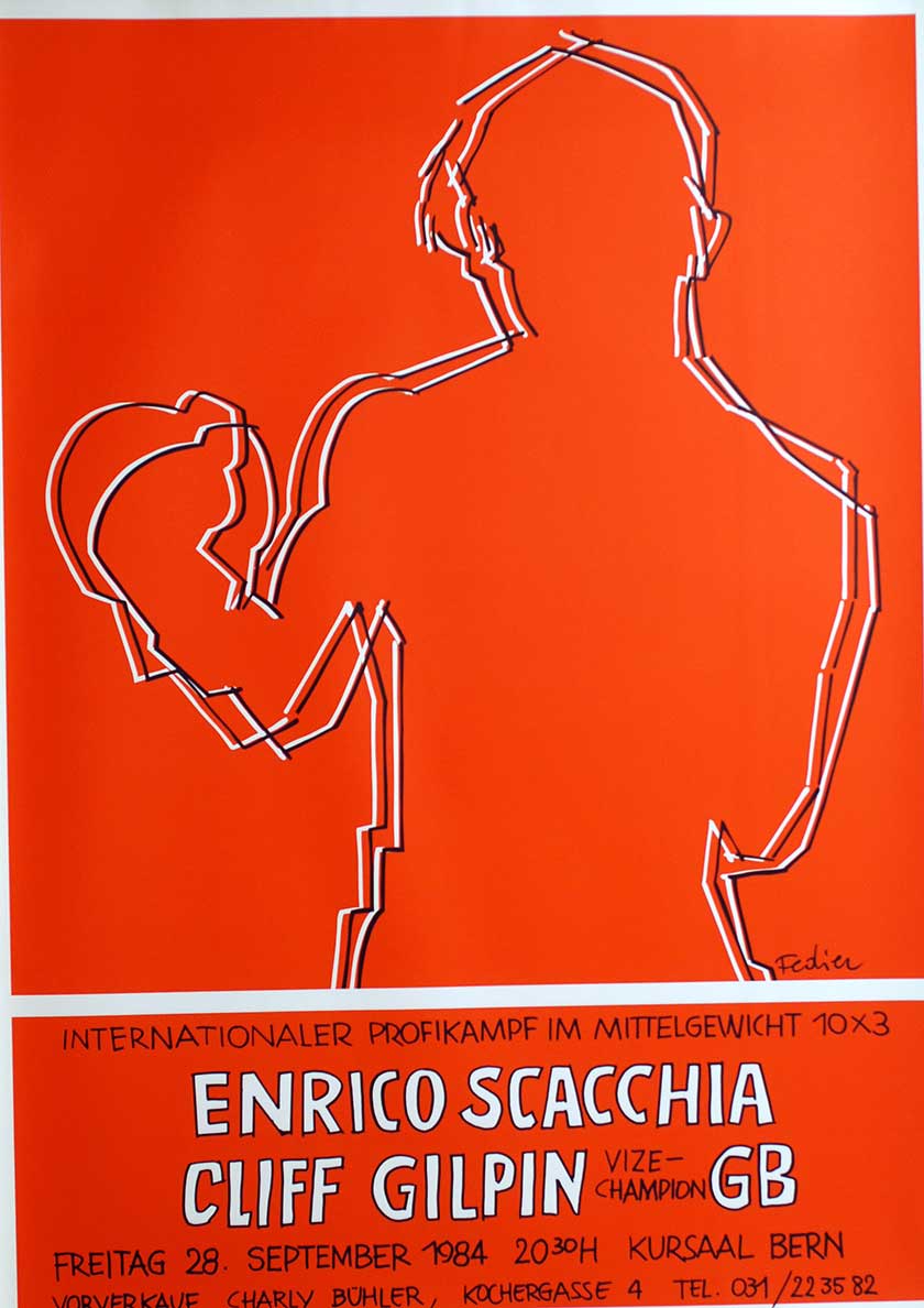 Boxen Enrico Scacchia vs Cliff Gilpin