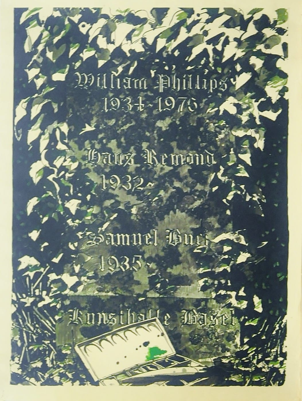 Kunsthalle Basel William Phillips, Hans Remond, Samuel Burri