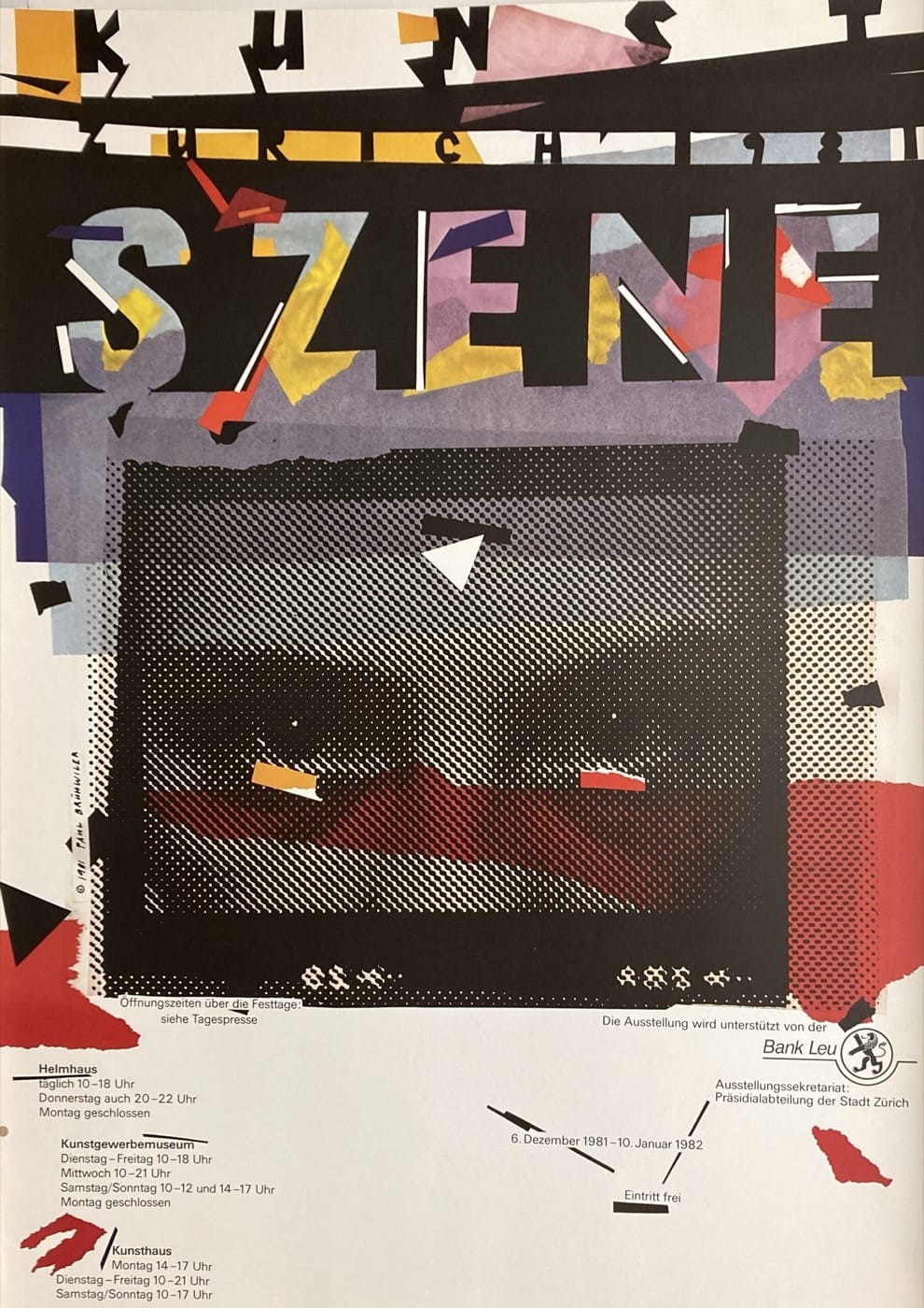 Kunstszene Zürich 1981 Paul Brühwiler