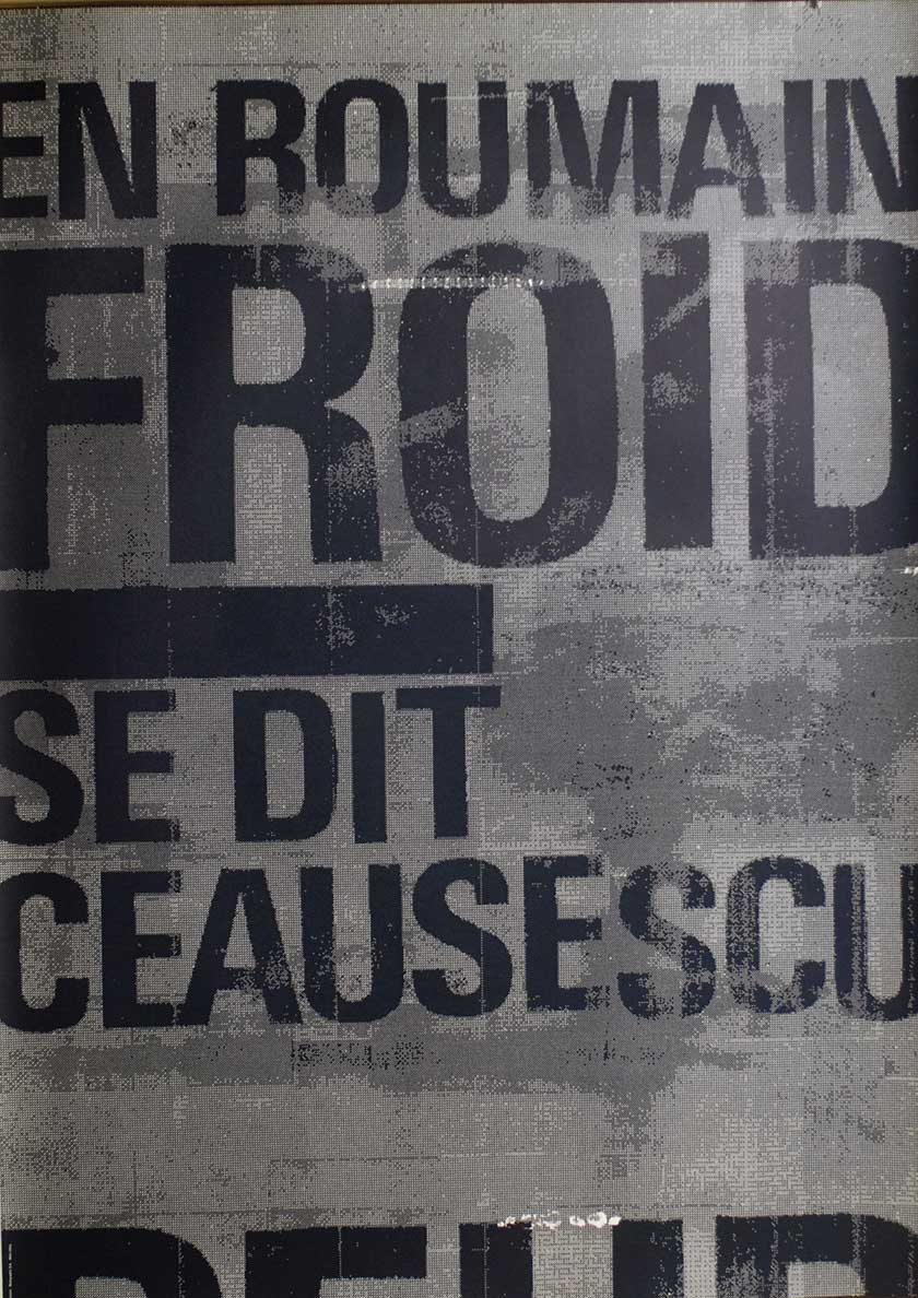 En Roumain Froid se dit Ceausescu
