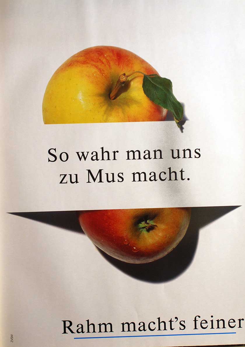 So wahr man uns zu Mus macht.