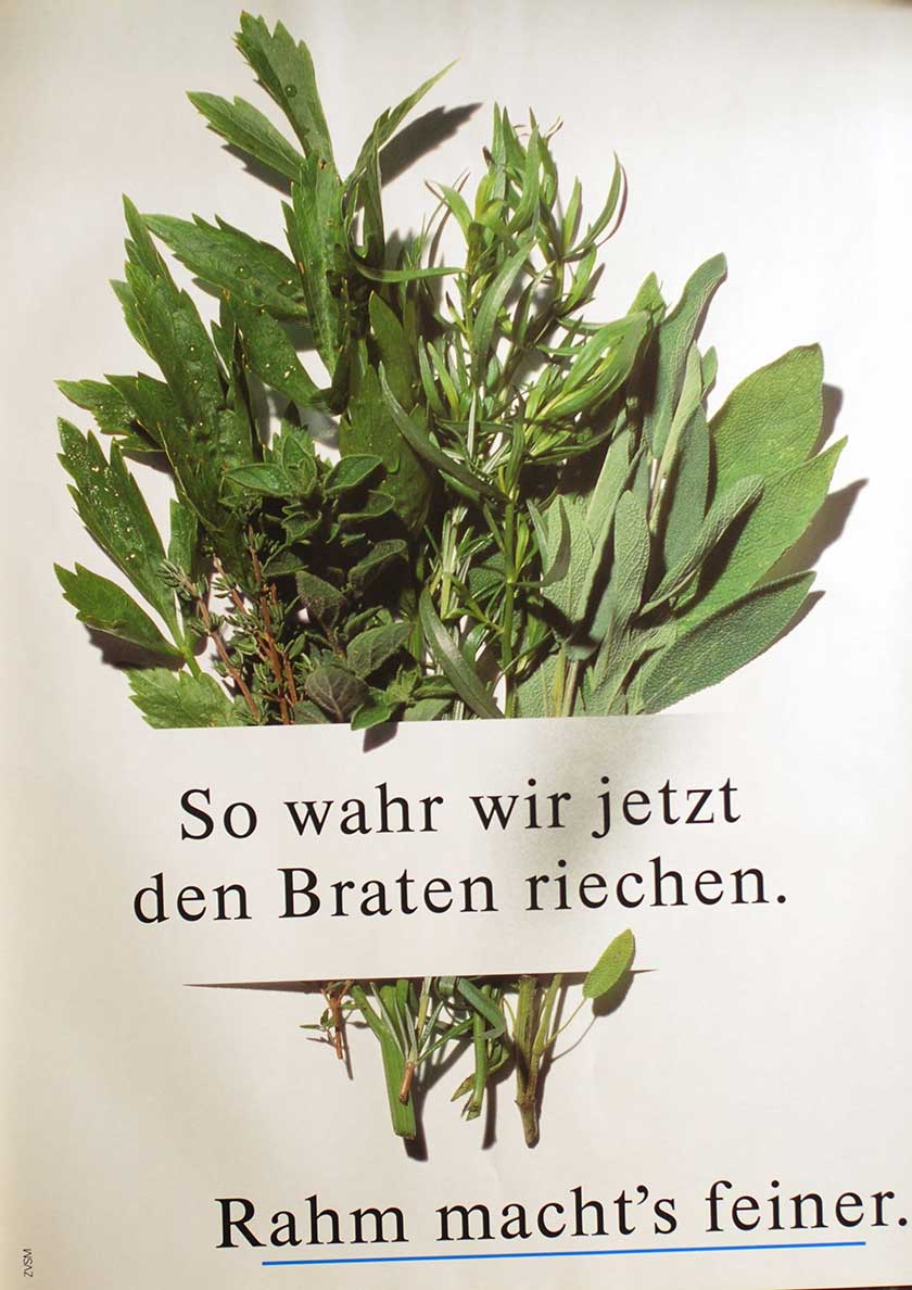 So wahr wir jetzt den Braten riechen.