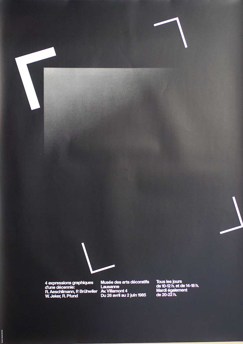 Quatre expressions graphiques d’une décennie