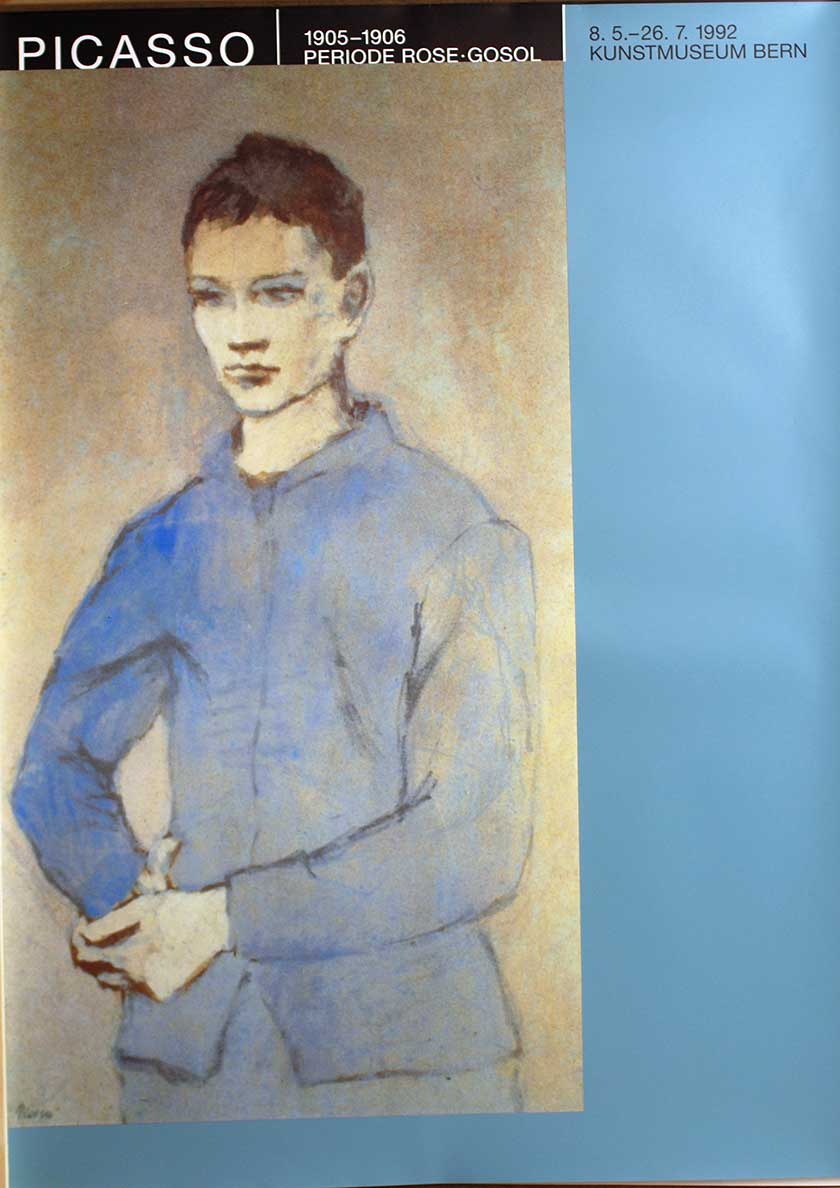 Periode rose, Gosol (Jüngling in blau)