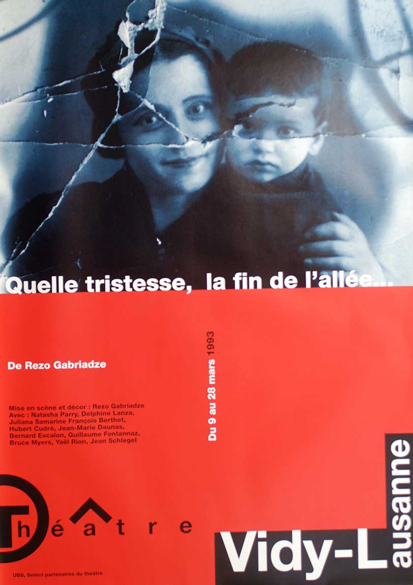 Quelle tristesse, la fin de l’allée…