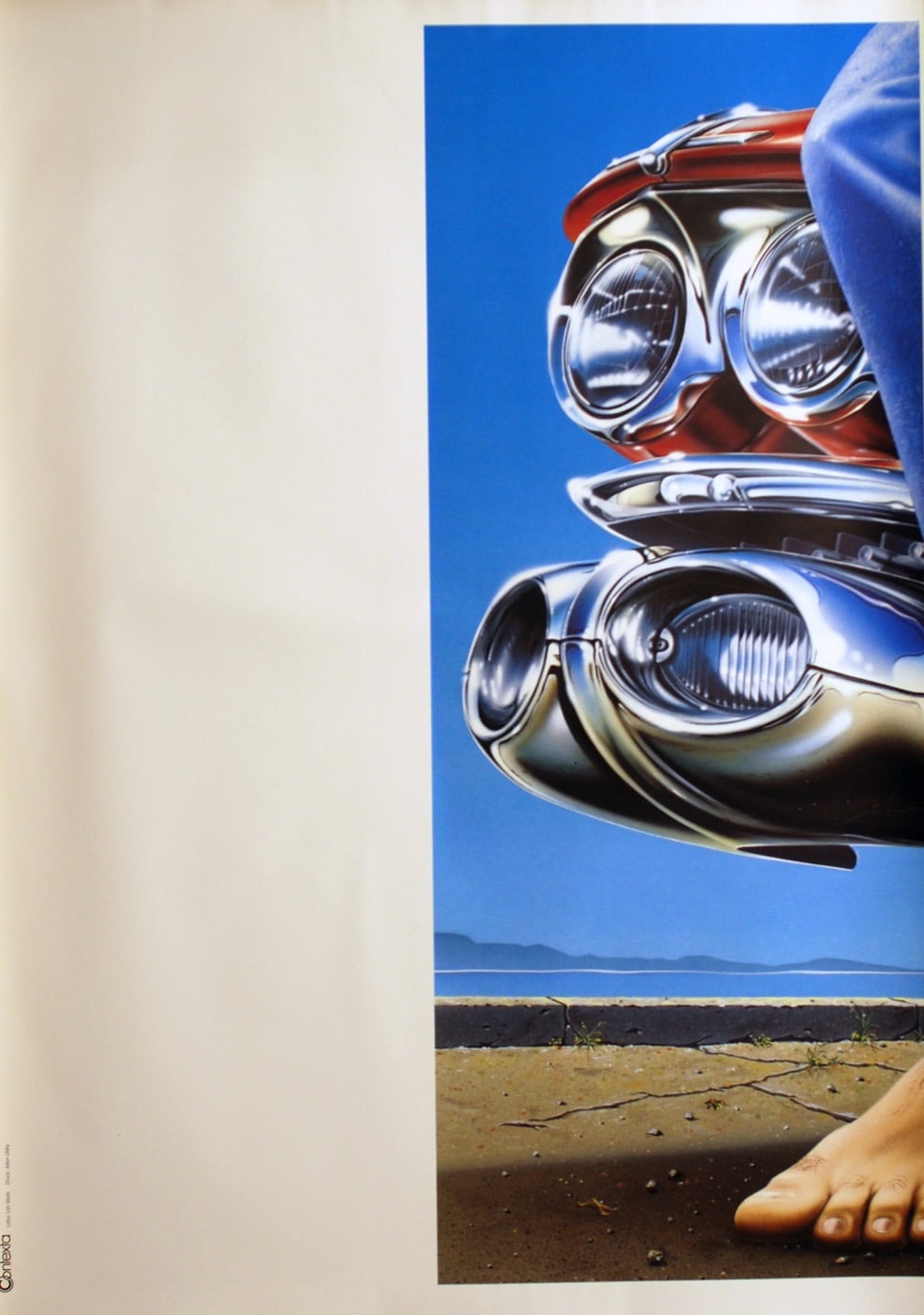 Driver Jeans Cadillac (B12) – by Contexta – 1992 – Special – Silkscreen – Blue [#828]