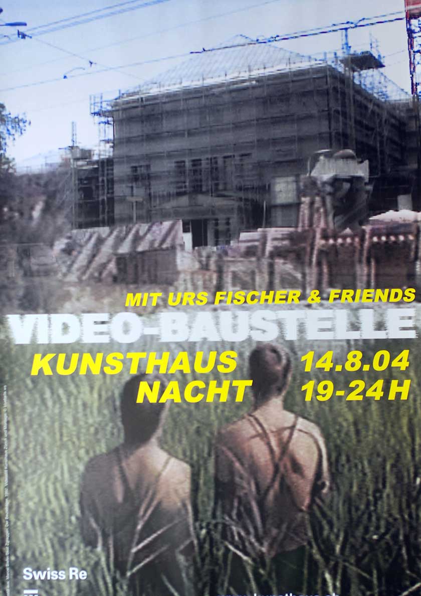 Video-Baustelle Kunsthaus Nacht