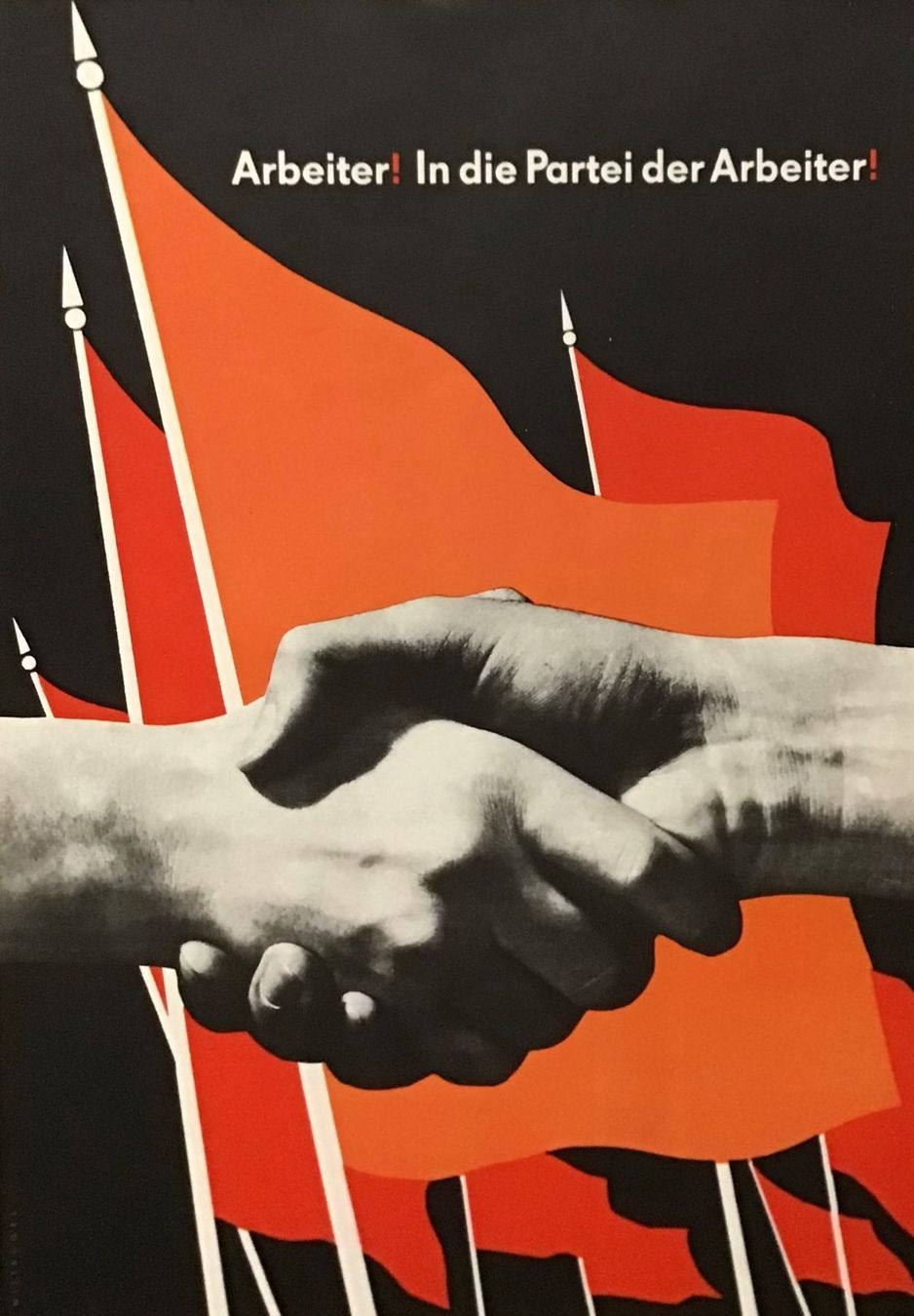 Arbeiter In die Partei der Arbeiter. SED (DDR), 1956
