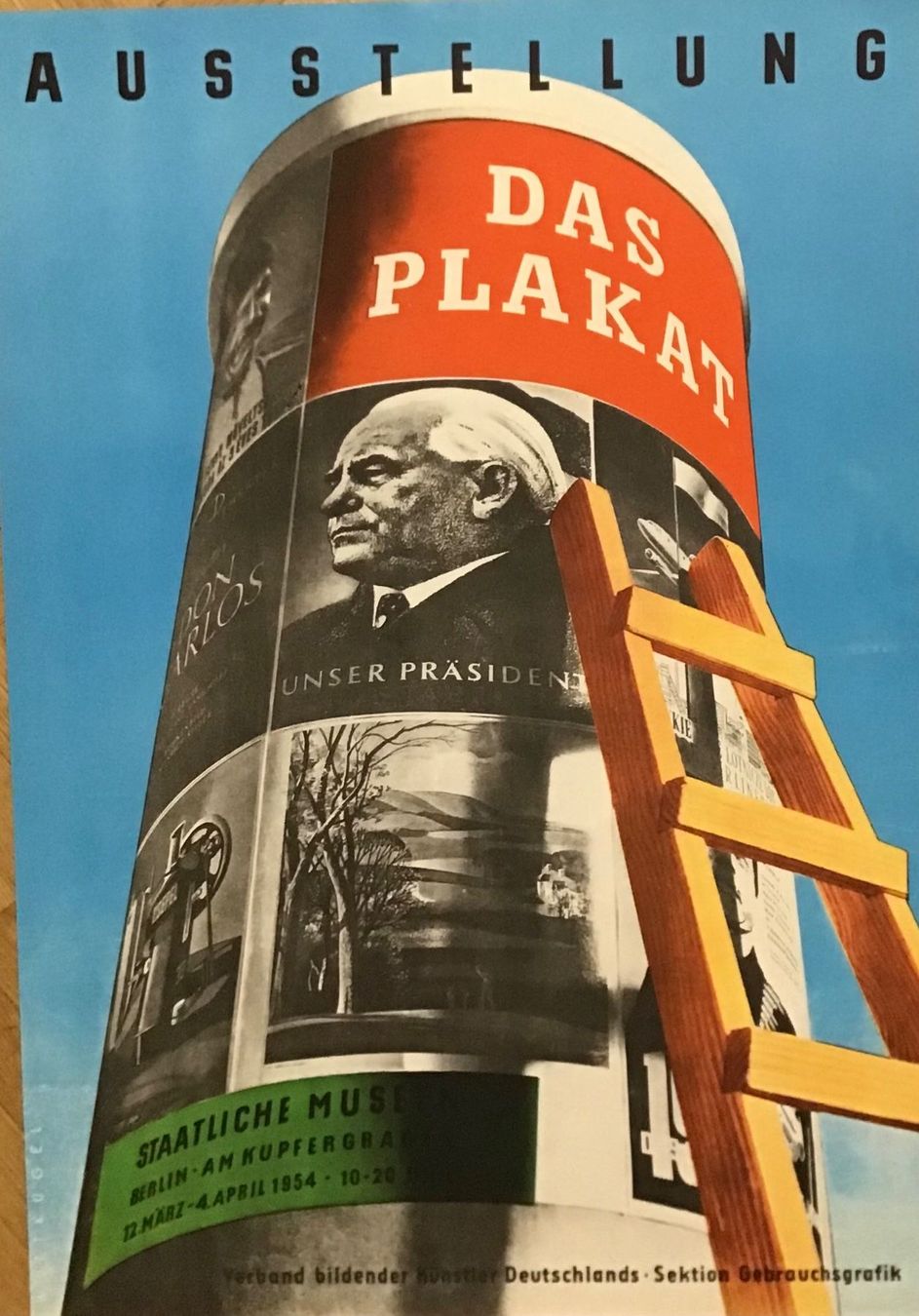 Ausstellung, Das Plakat 1954 