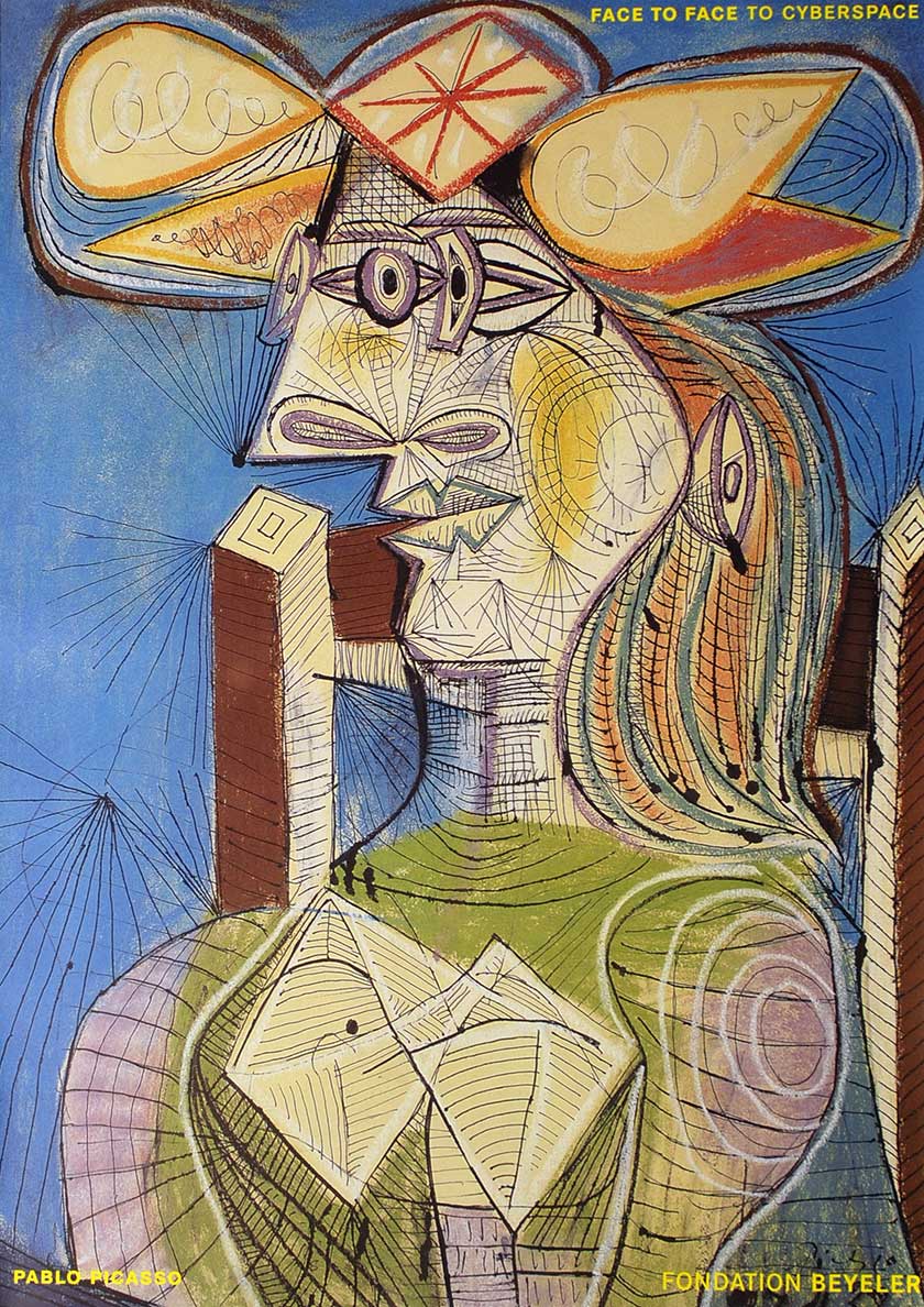 Face to face to cyberspace, Pablo Picasso (Femme assise)