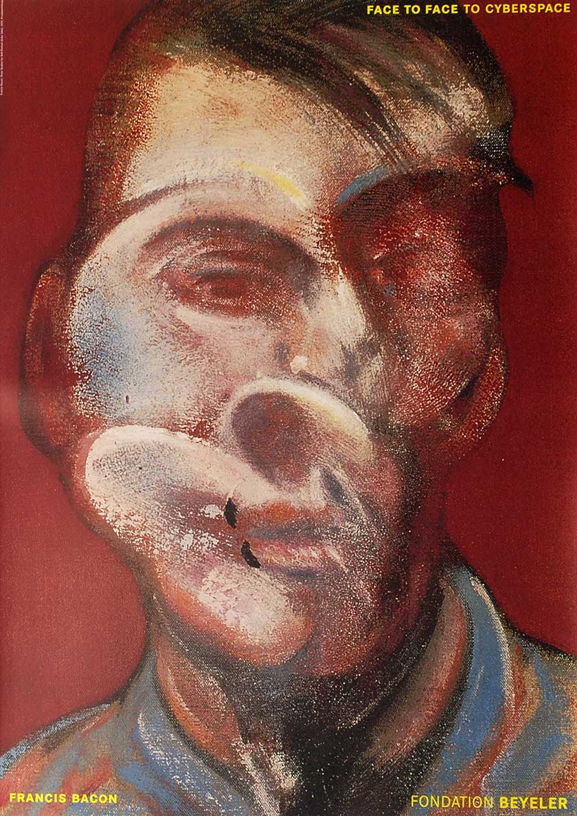 Face to face to cyberspace, Francis Bacon (Three studies to self-portrait)