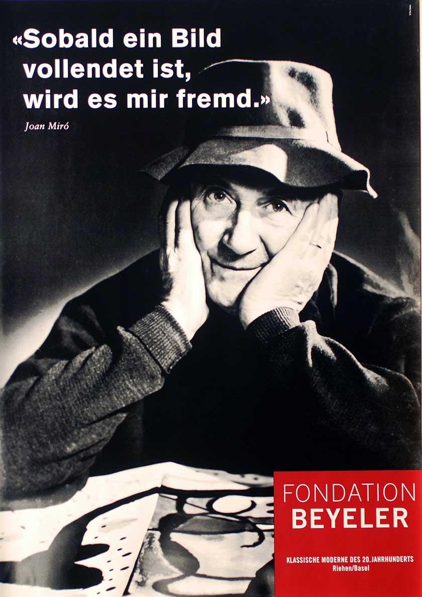 Joan Miró: «Sobald ein Bild vollendet ist, wird es mir fremd.»