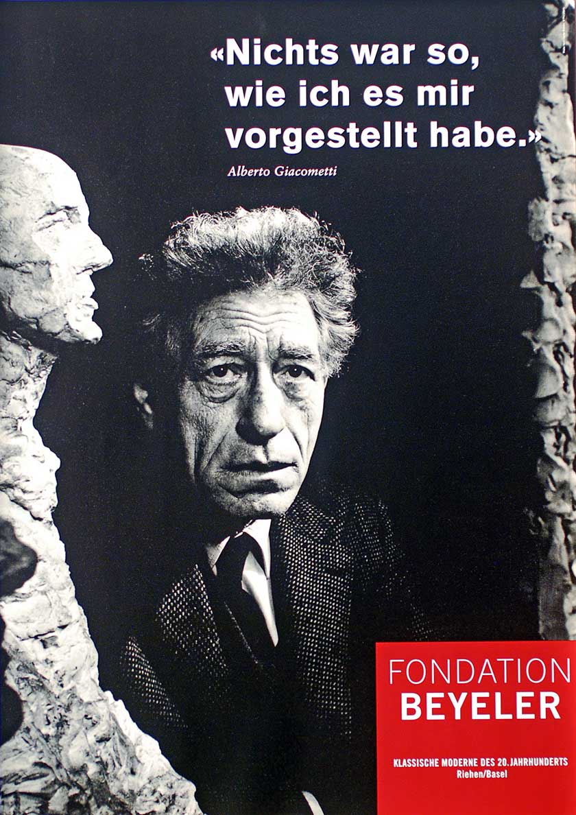 Alberto Giacometti: «Nichts war so, wie ich es mir vorgestellt habe.»