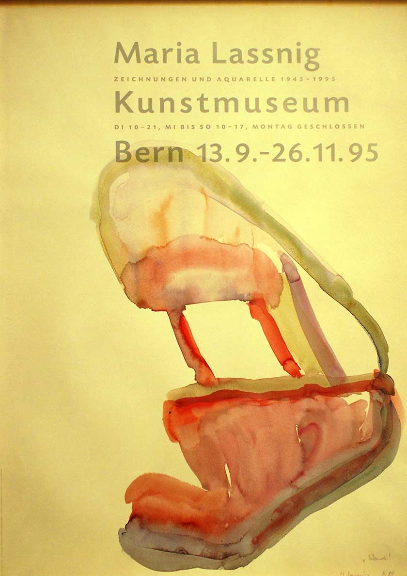Maria Lassnig, Zeichnungen und Aquarelle