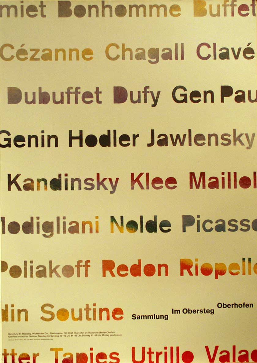 Amiet, Bonhomme, Buffet, Cézanne u.a.