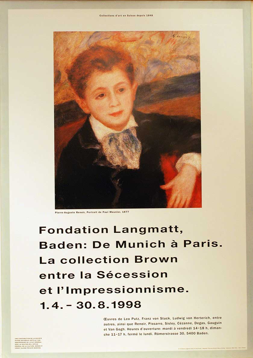 De Munich à Paris. La collection Brown entre la Sécession et l'Impressionnisme