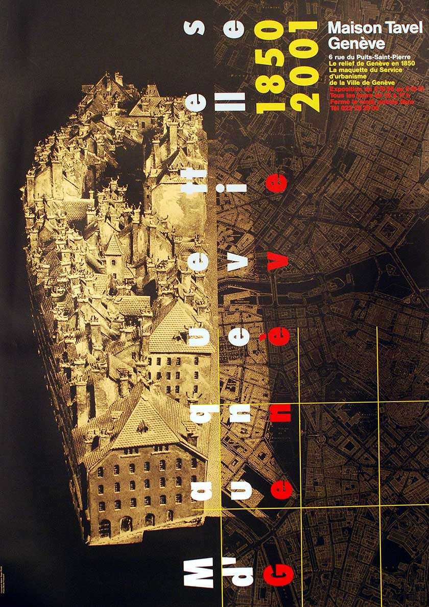 Maquettes d'une ville Genève 1850–2001