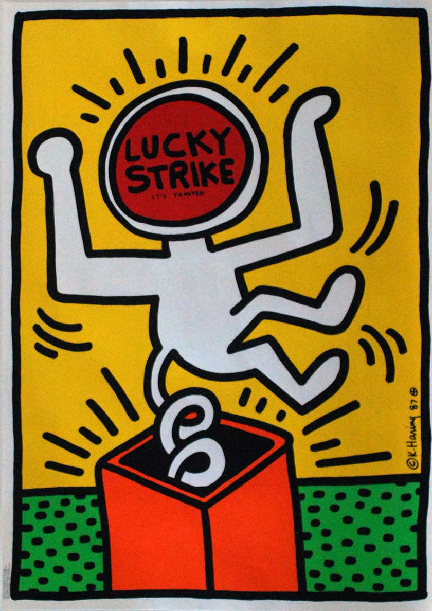 Keith Haring, Lucky Strike