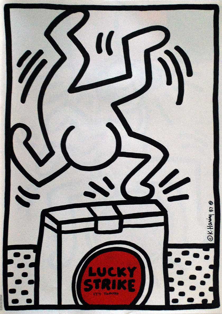 Keith Haring, Lucky Strike