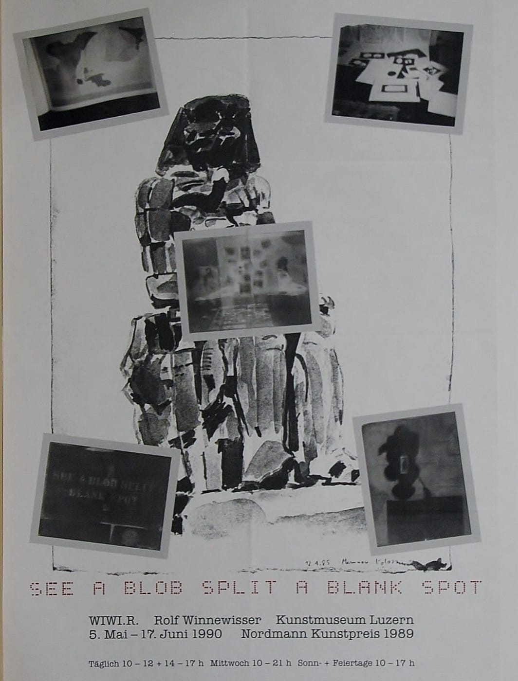 See a Blob split a blank spot