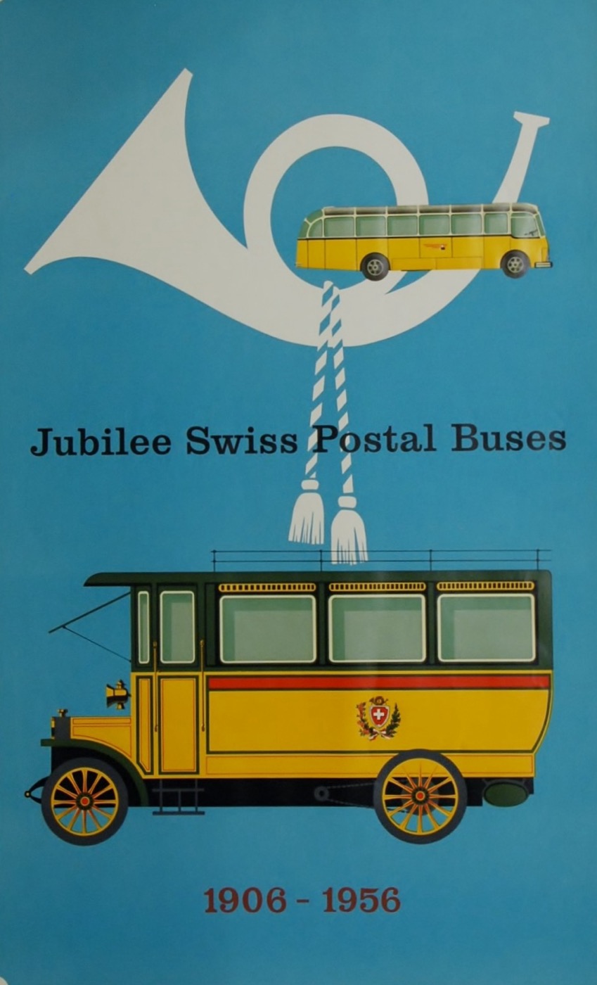 Jubilee Swiss Postal Buses