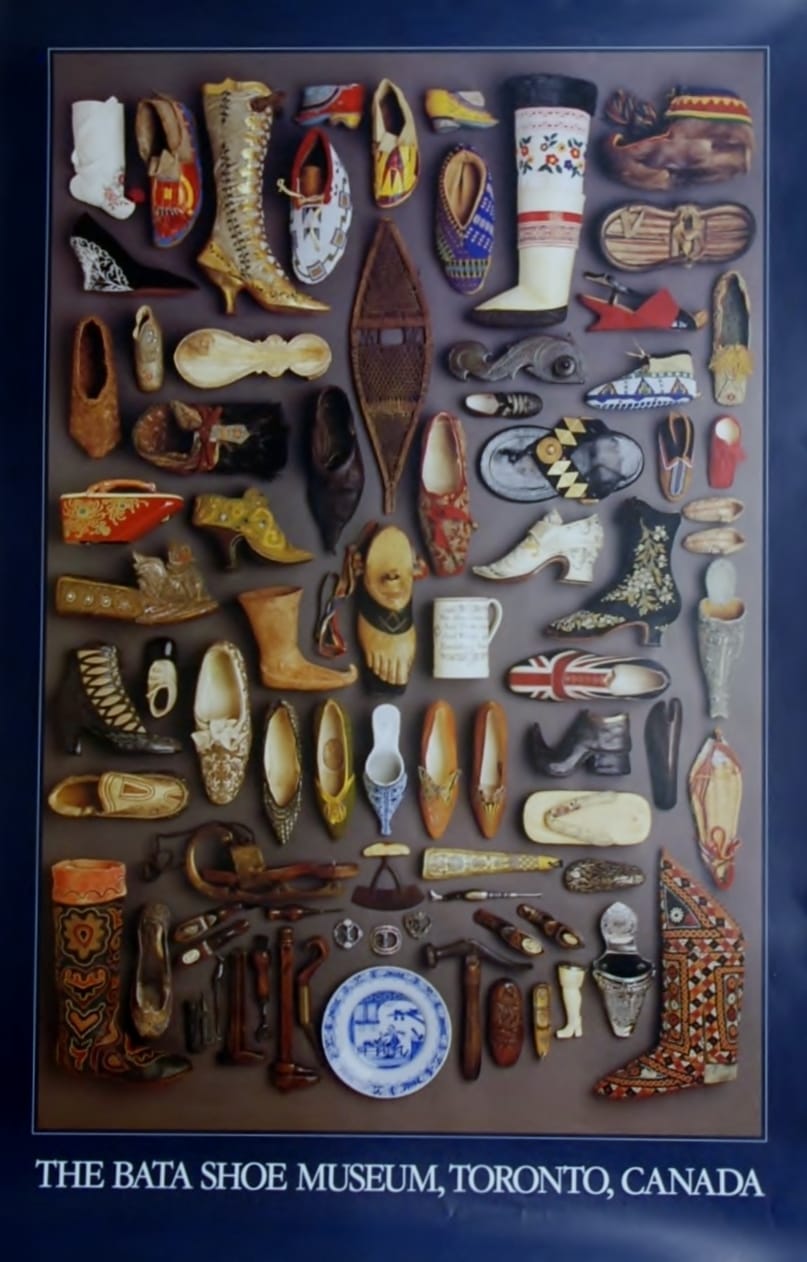 The Bata shoe museum, Toronto, schwarz